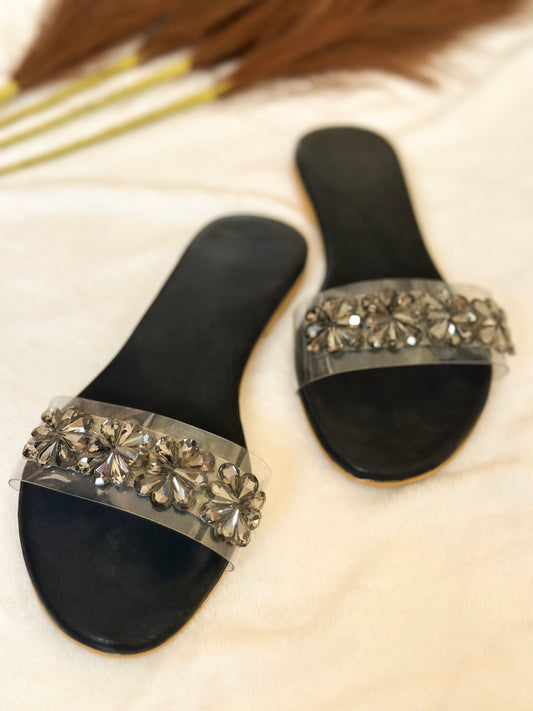 Crystal Bloom Transparent Slides